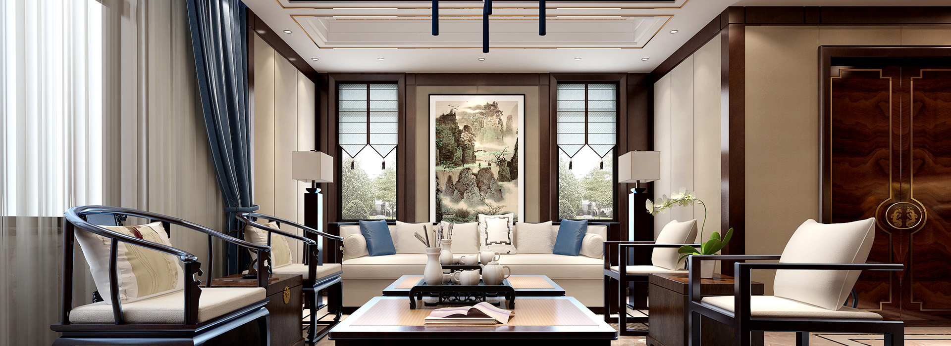 湯遜湖壹號(hào)560㎡新中式