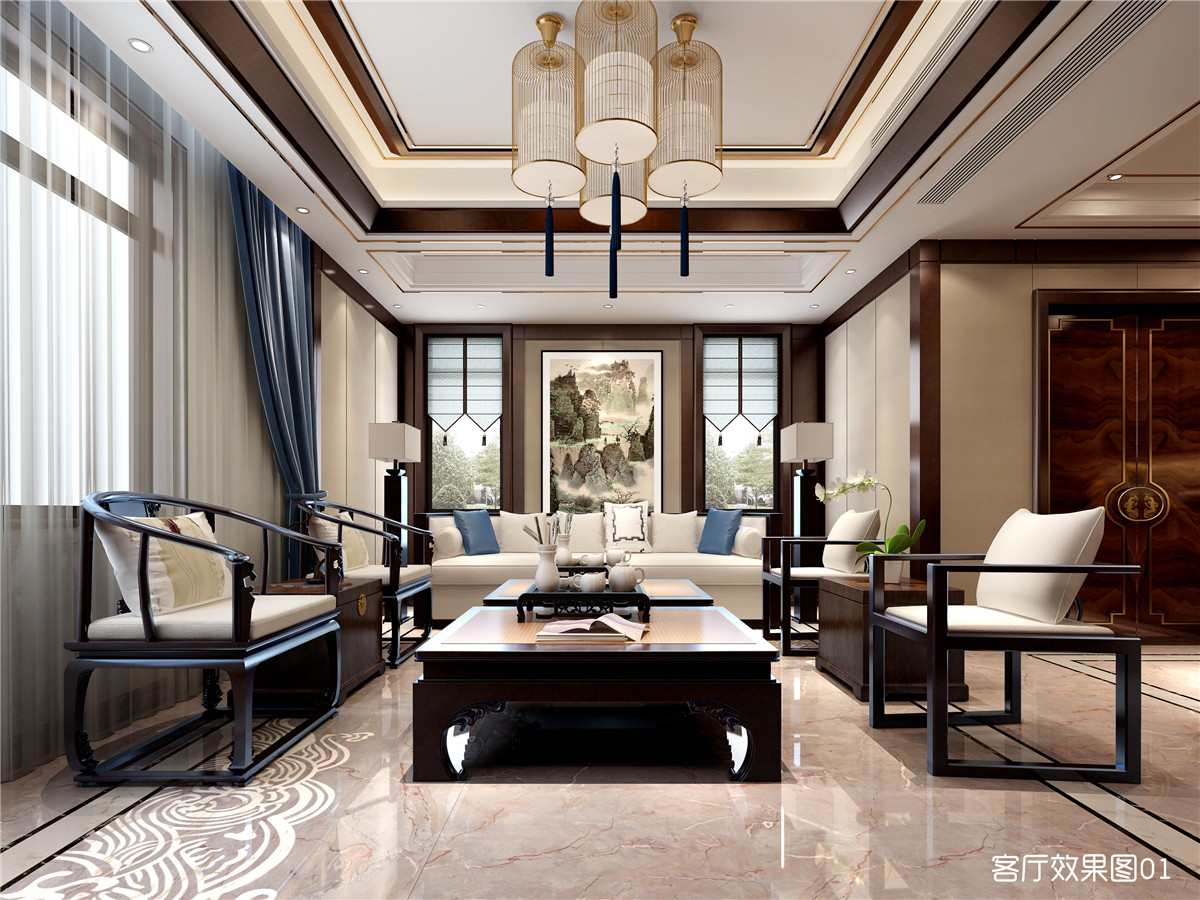 湯遜湖壹號(hào)560㎡新中式