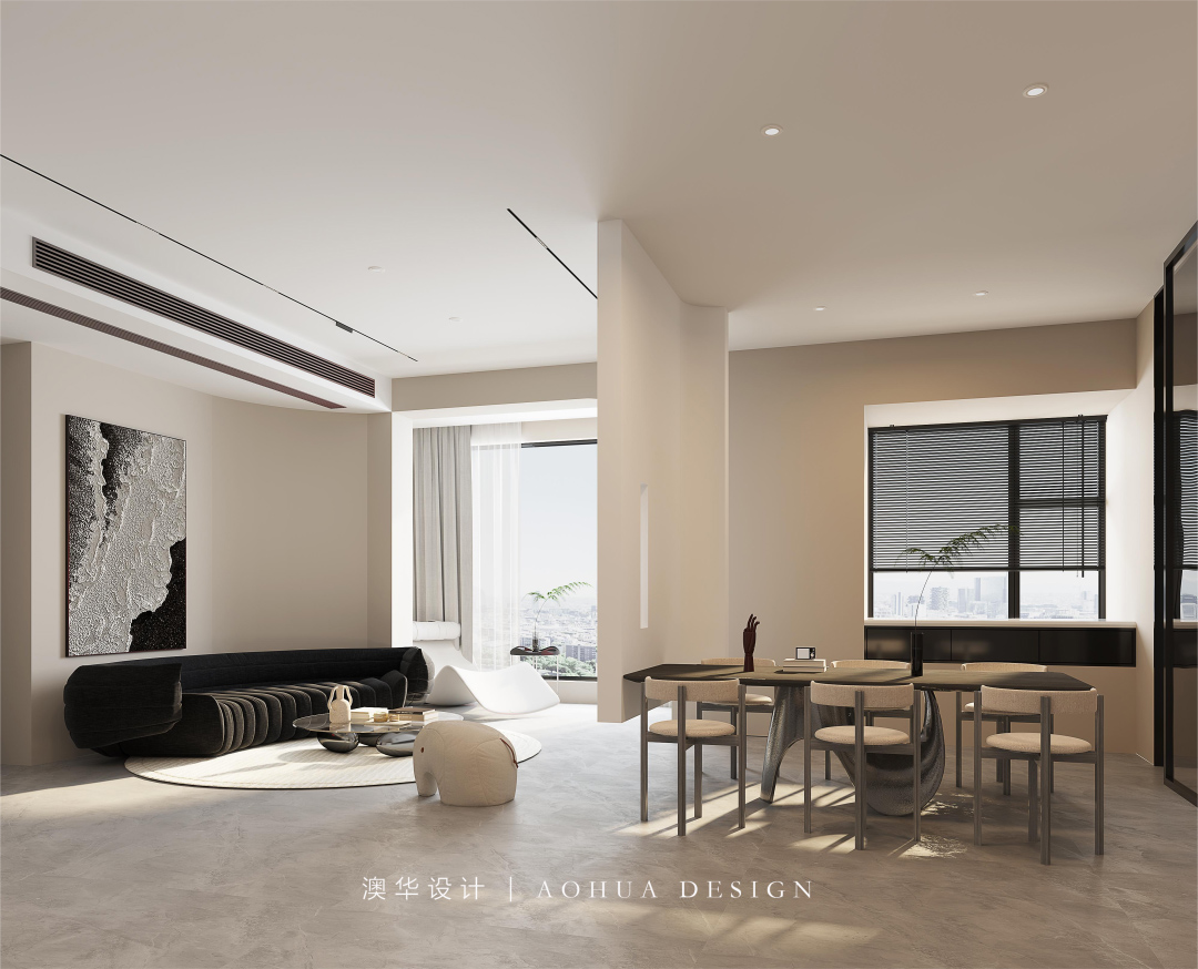 頂琇國際城·星耀,奶油極簡風(fēng)