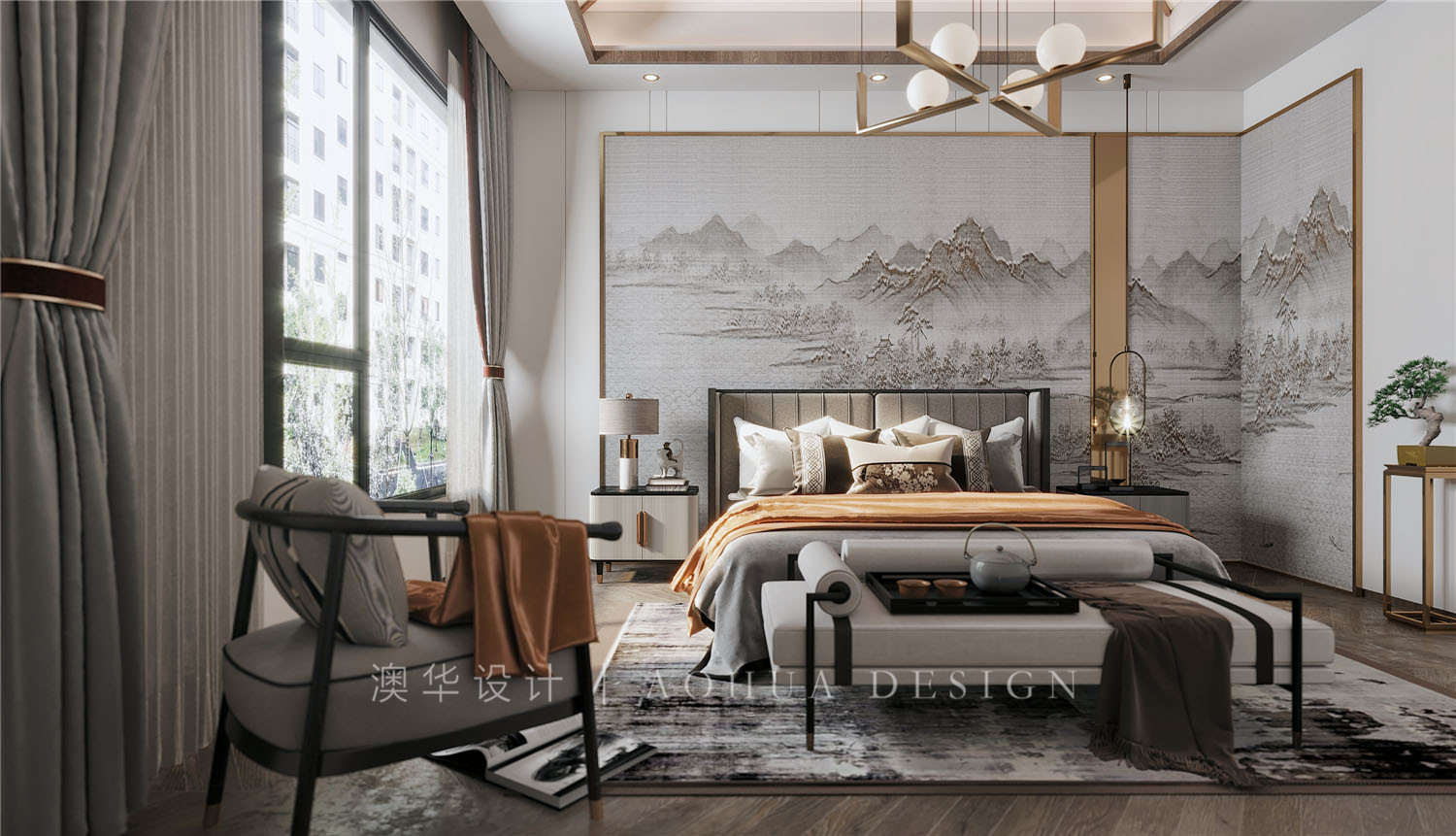 聯(lián)投半島,新中式,武漢裝修設計,武漢裝修