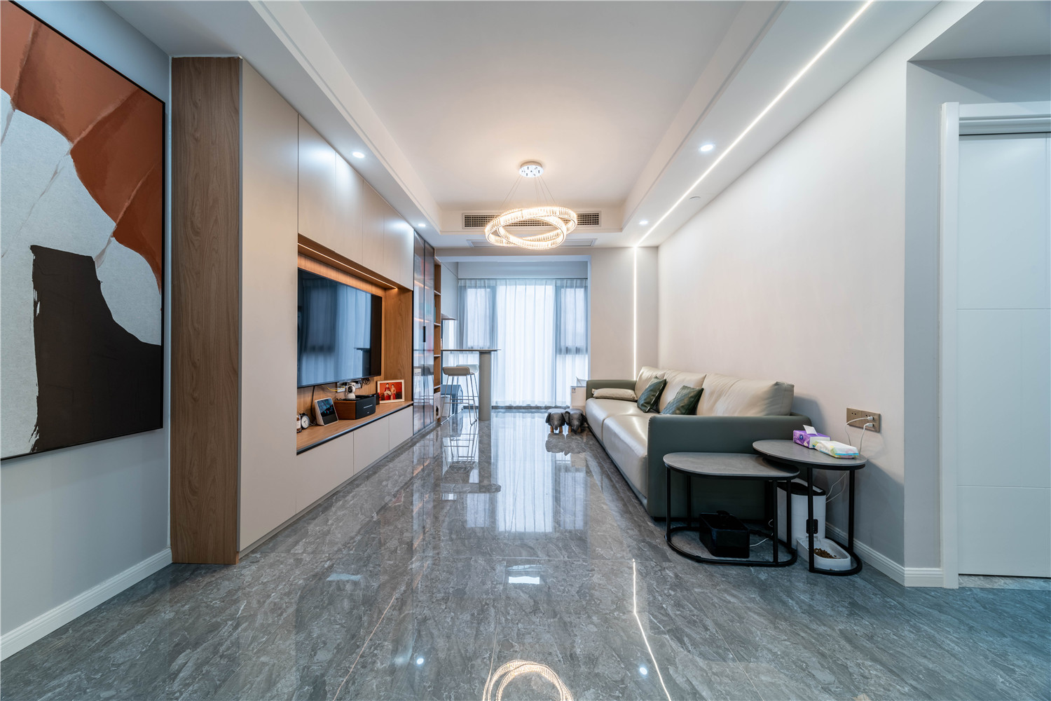 武漢裝修,中城悅城,原木極簡,室內(nèi)設(shè)計