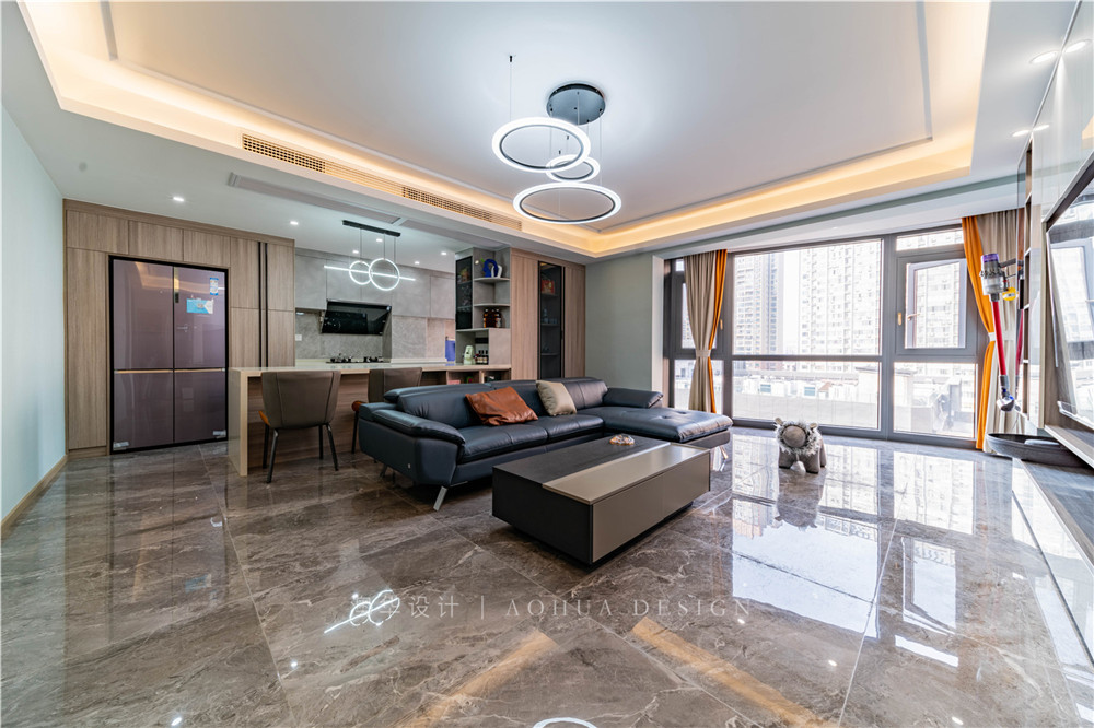 黃浦雅苑,現(xiàn)代輕奢,武漢裝修,武漢室內(nèi)設計,黃浦雅苑150㎡