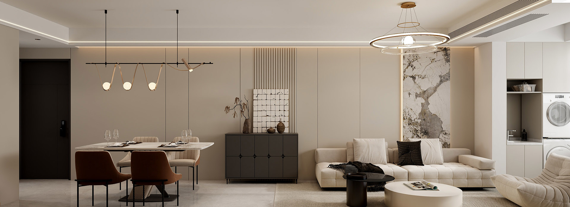 幸福時代大家114㎡現(xiàn)代簡約