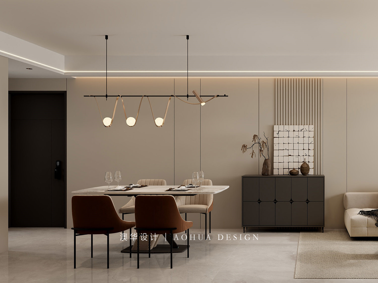 幸福時代大家114㎡現(xiàn)代簡約