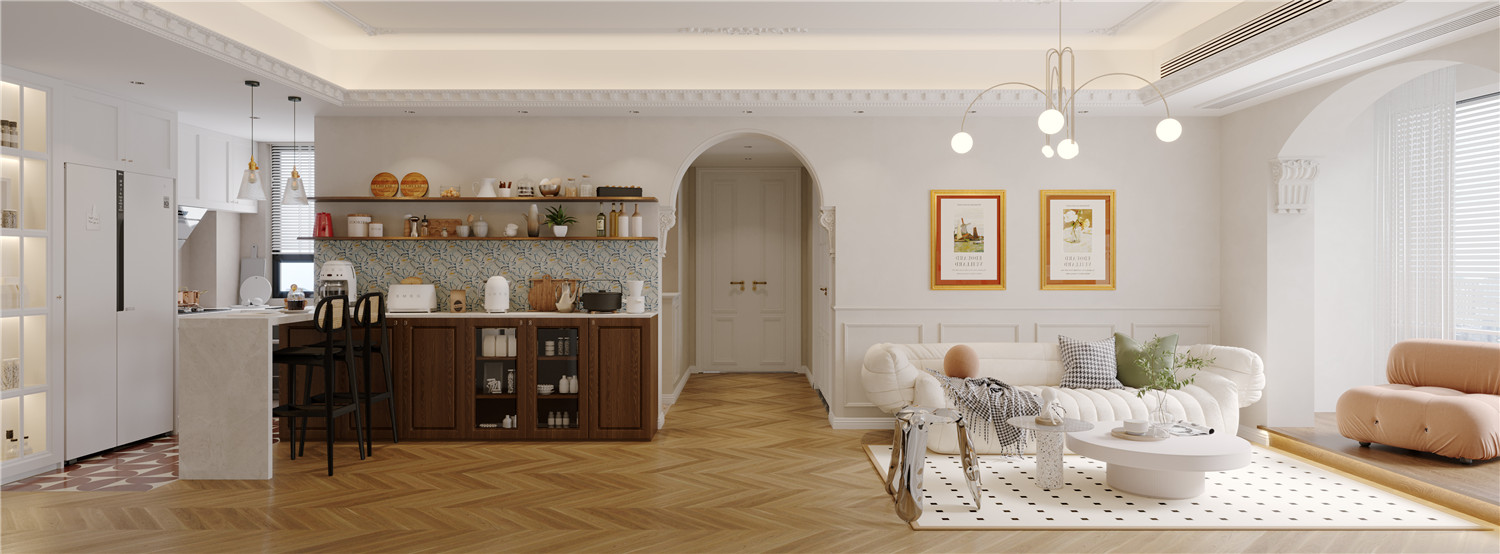 漢陽(yáng)印象100㎡法式復(fù)古