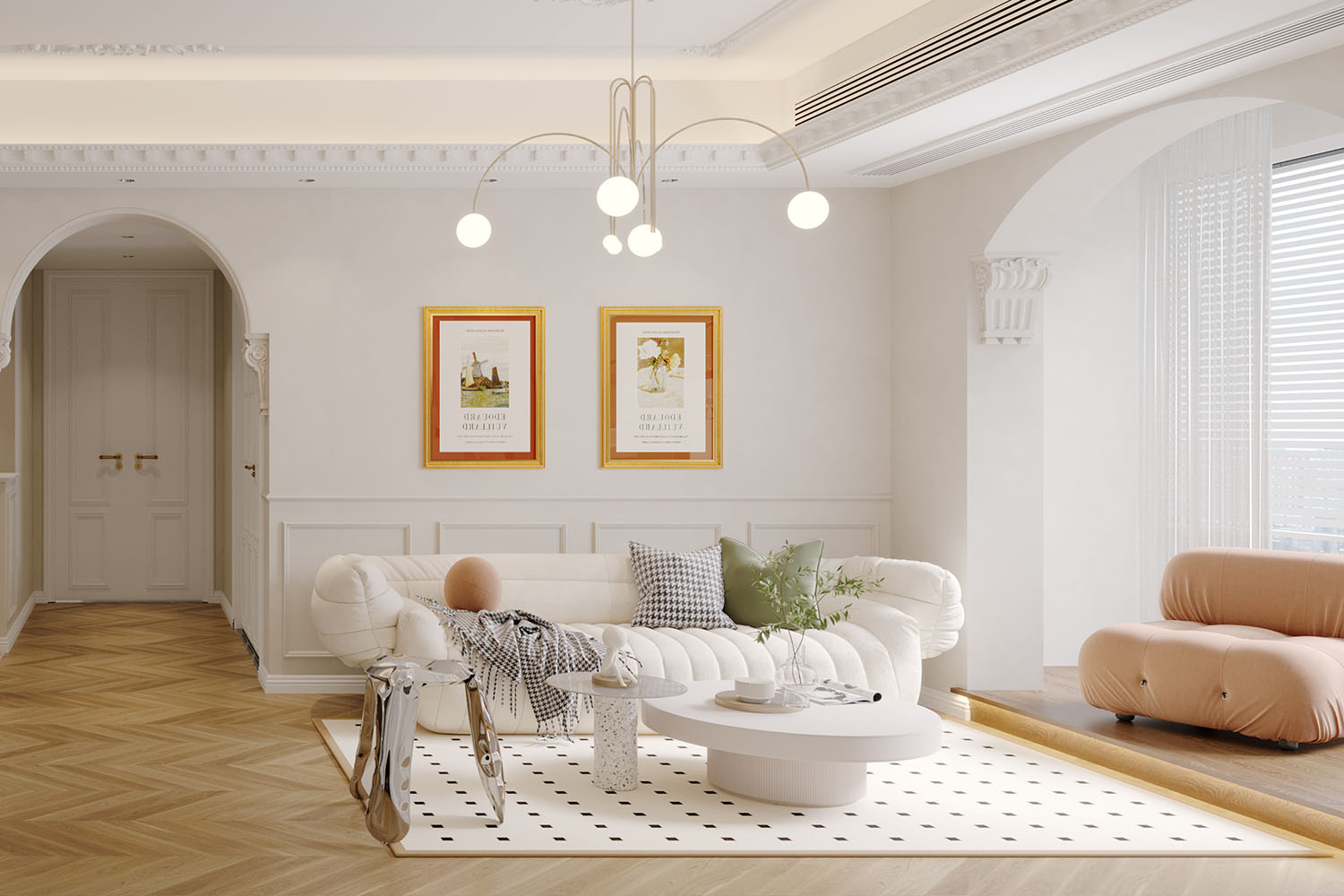 漢陽(yáng)印象100㎡法式復(fù)古