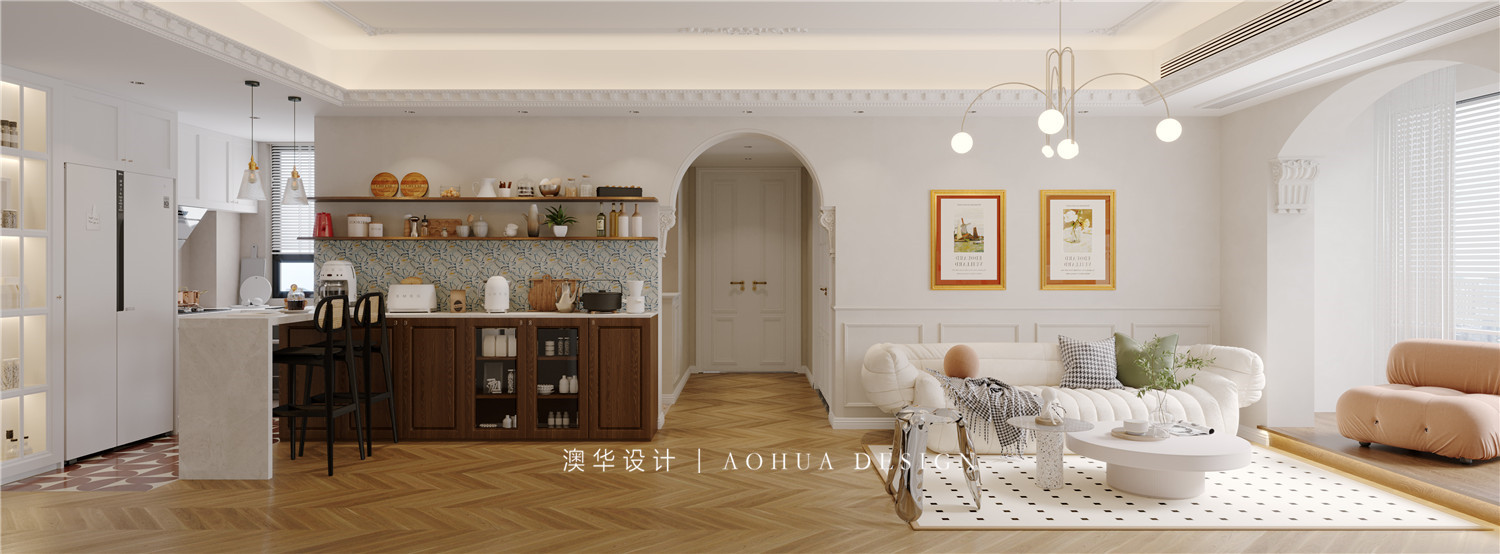 漢陽(yáng)印象100㎡法式復(fù)古