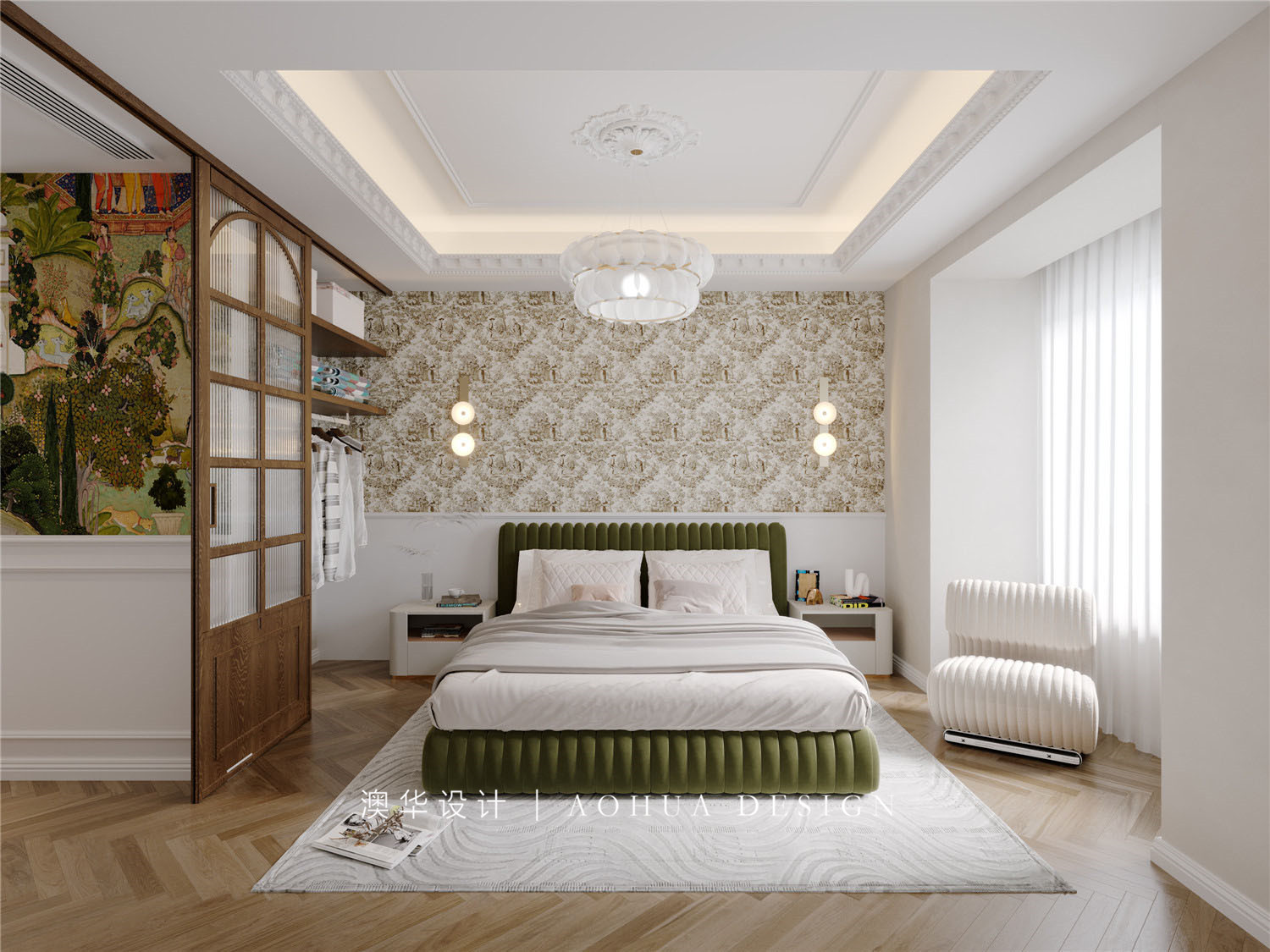 漢陽(yáng)印象100㎡法式復(fù)古