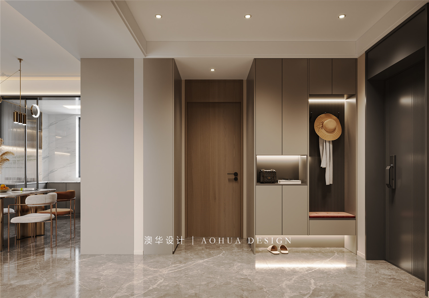 融創(chuàng)玖璽臺132㎡簡法輕奢混搭風(fēng)