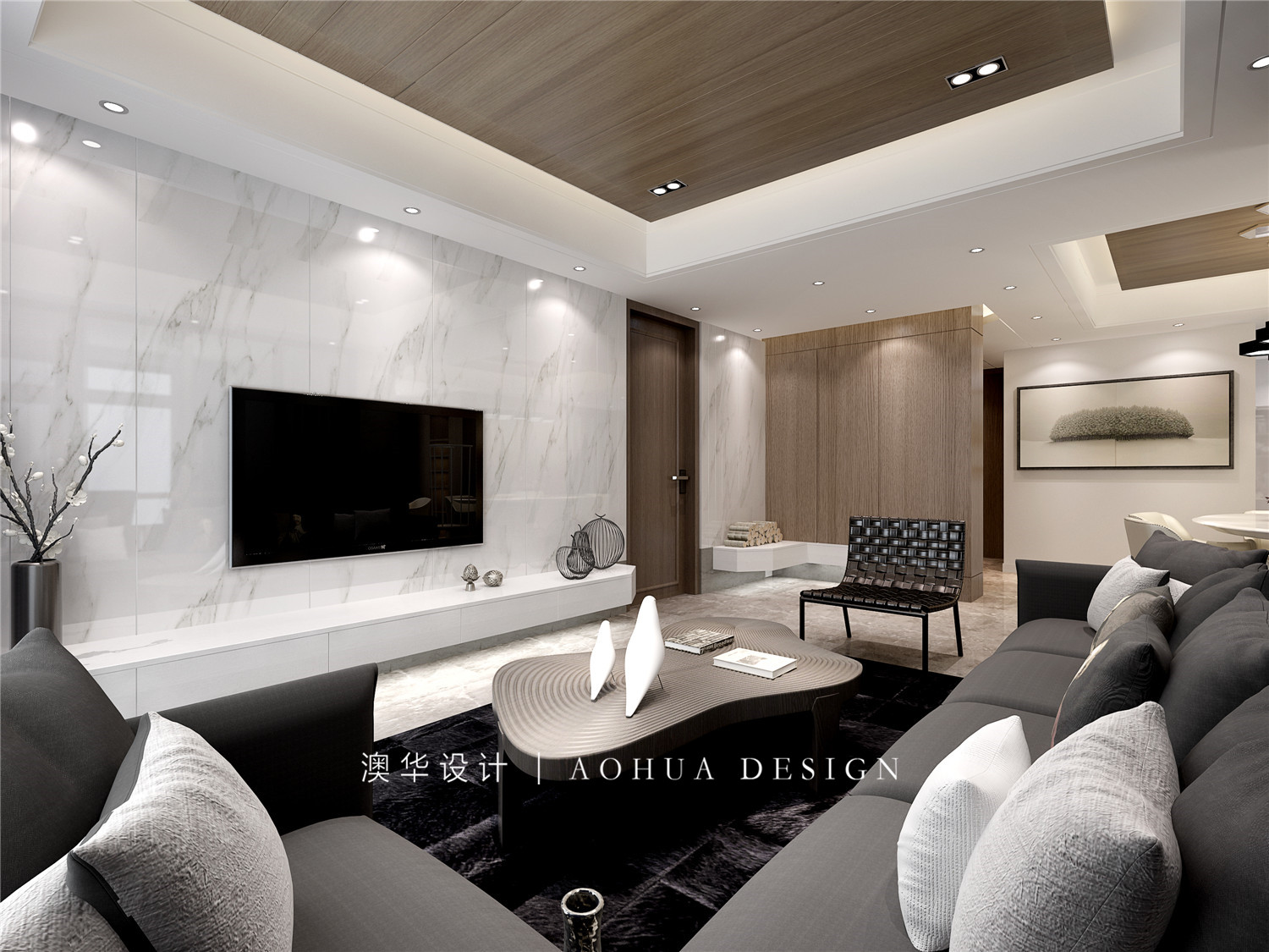 菱角湖壹號220㎡現(xiàn)代風(fēng)