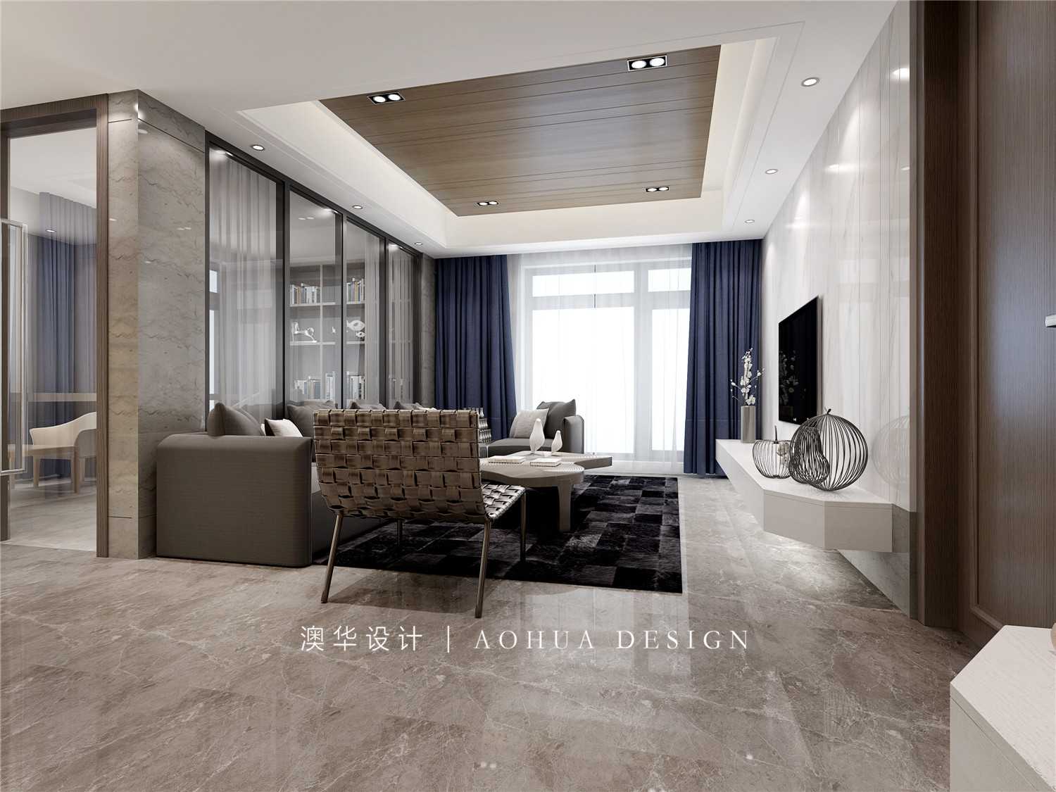 菱角湖壹號220㎡現(xiàn)代風(fēng)