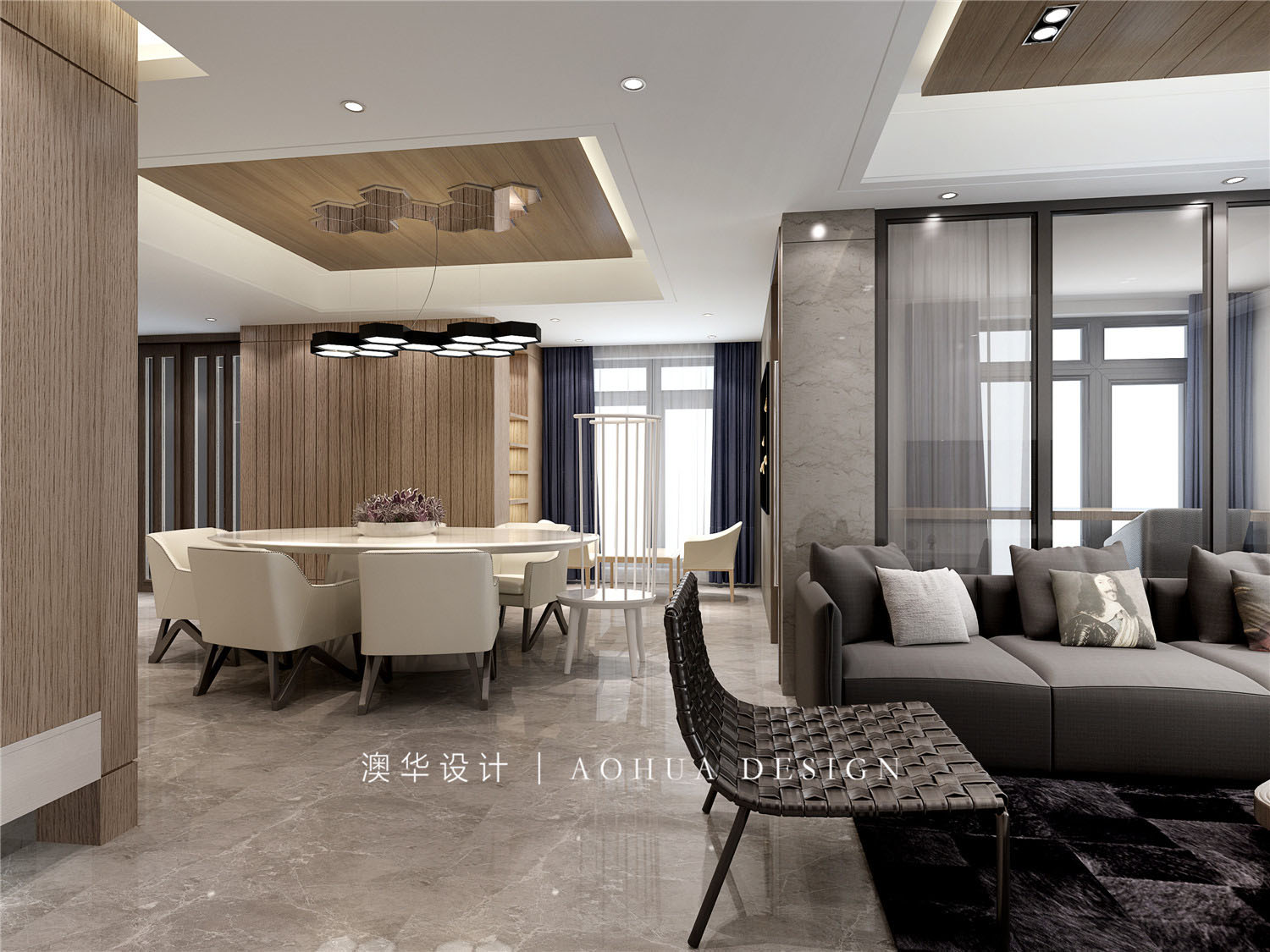 菱角湖壹號220㎡現(xiàn)代風(fēng)