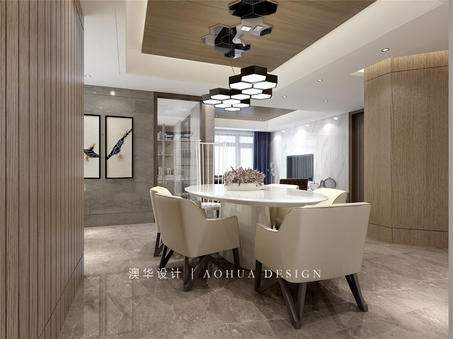 菱角湖壹號220㎡現(xiàn)代風(fēng)