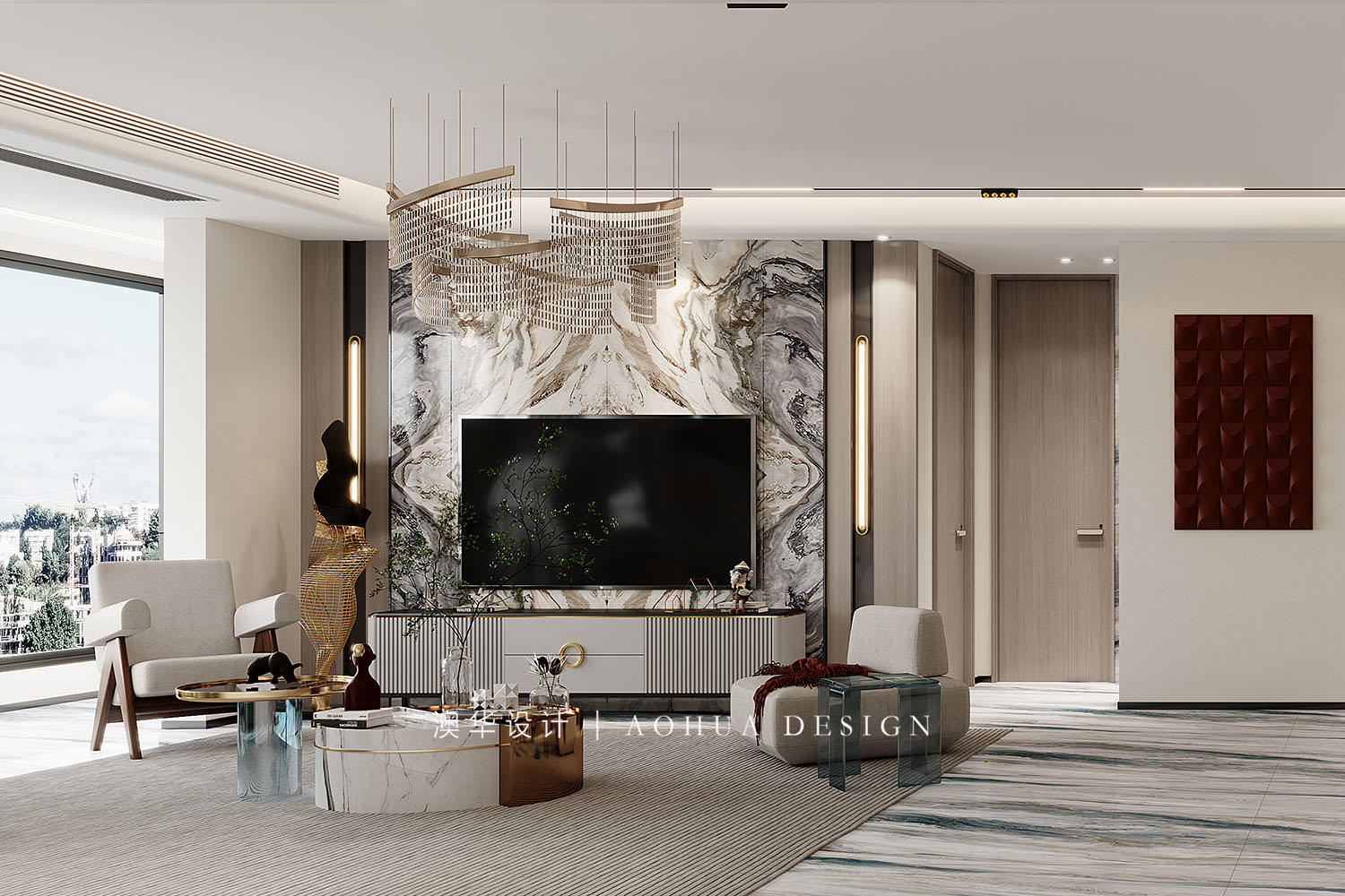 聯(lián)投江南岸170㎡輕奢風(fēng)