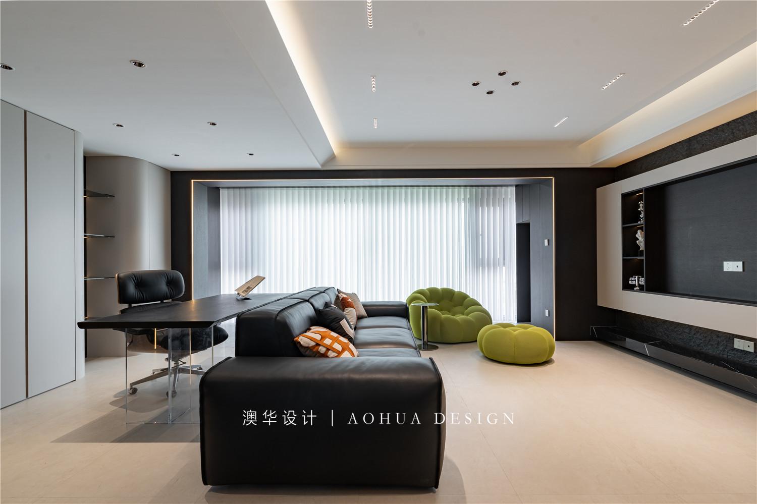 華僑城歡樂(lè)天際168㎡意式輕奢