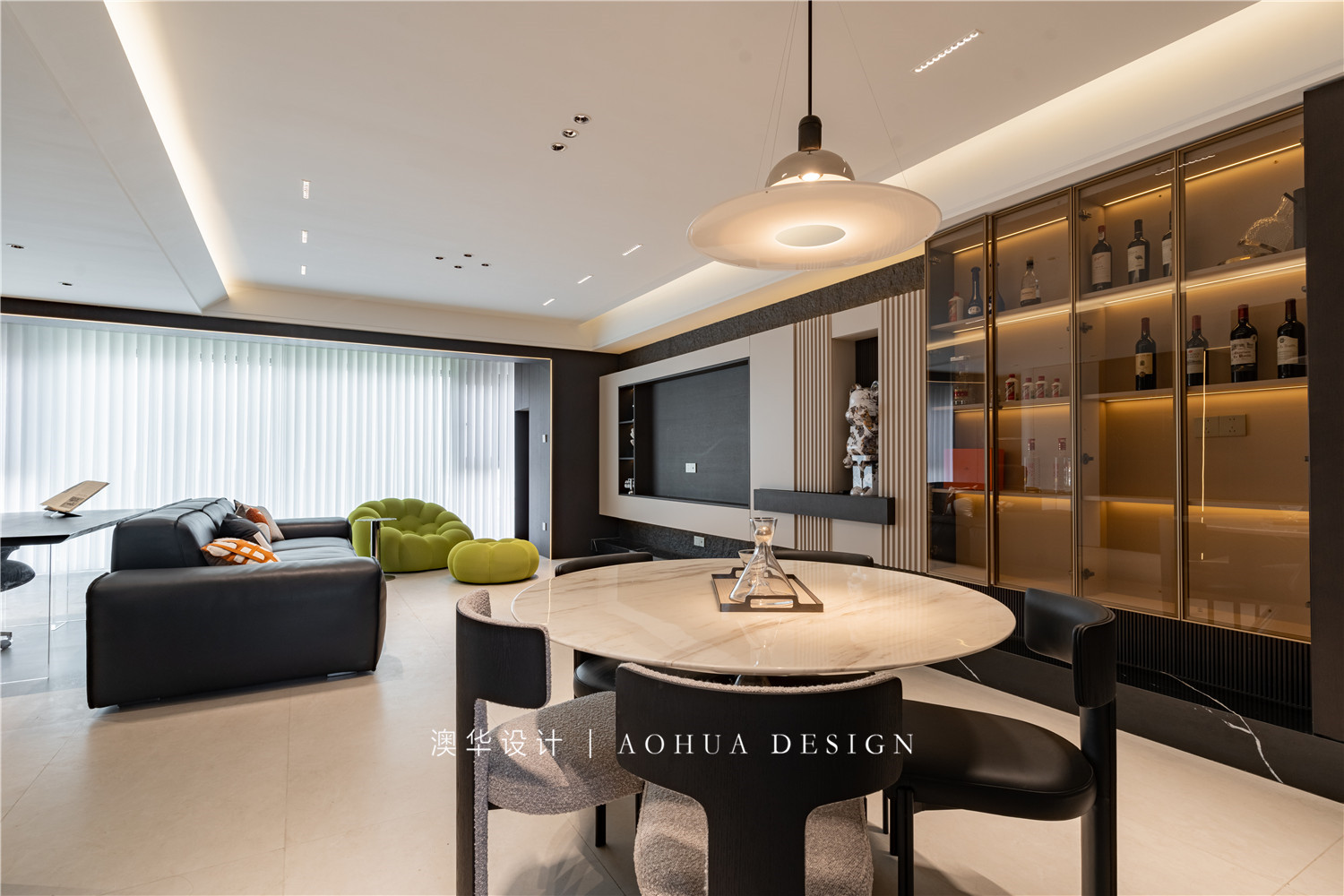 華僑城歡樂(lè)天際168㎡意式輕奢