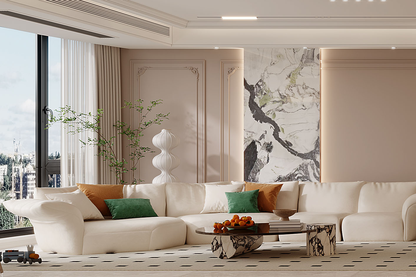 七星四季花園裝修,輕法式風(fēng)格