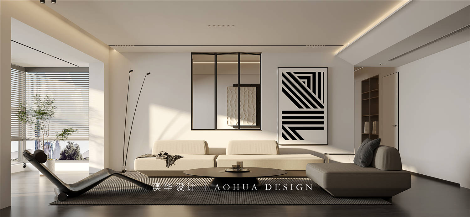 葛洲壩國(guó)際廣場(chǎng)175㎡現(xiàn)代極簡(jiǎn)