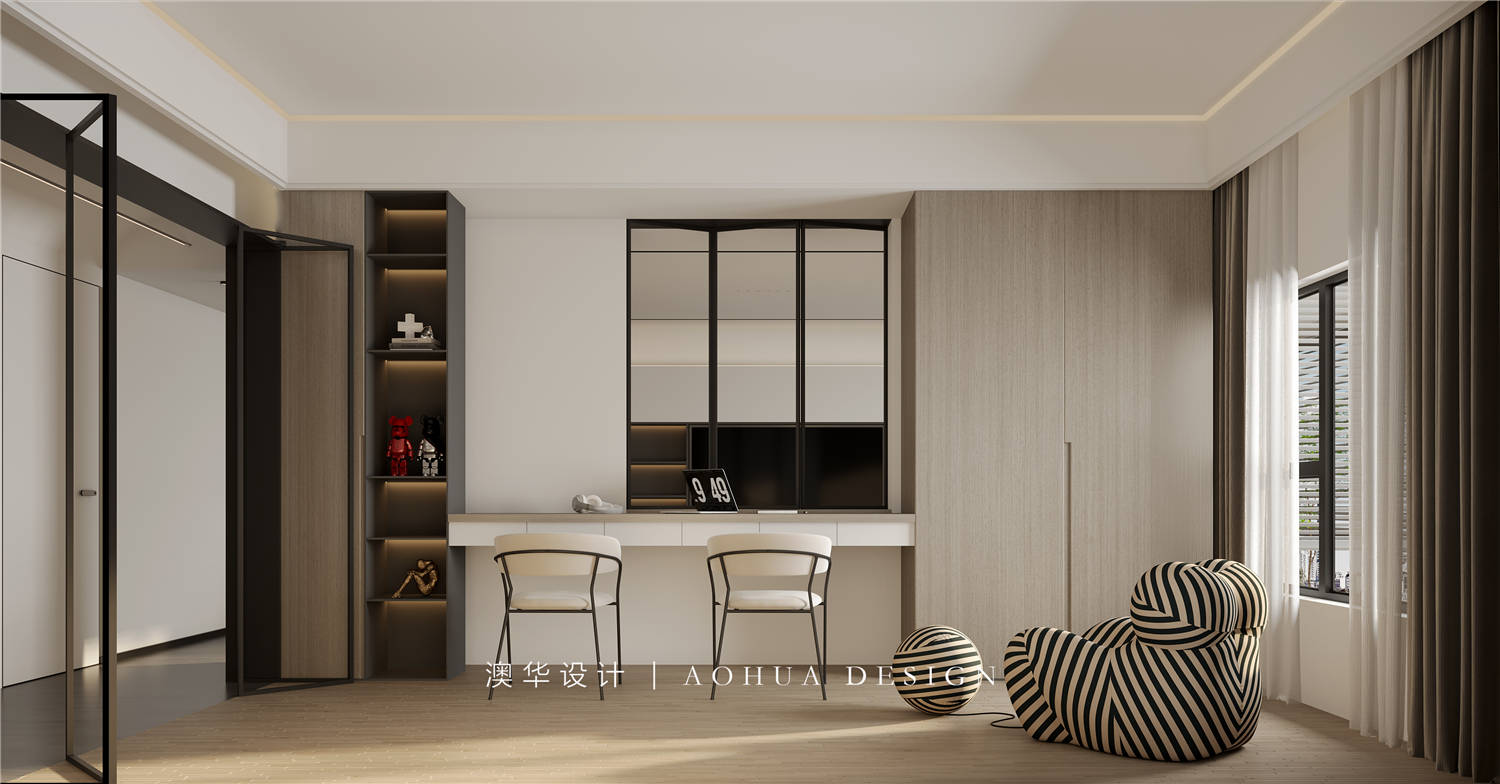 葛洲壩國(guó)際廣場(chǎng)175㎡現(xiàn)代極簡(jiǎn)