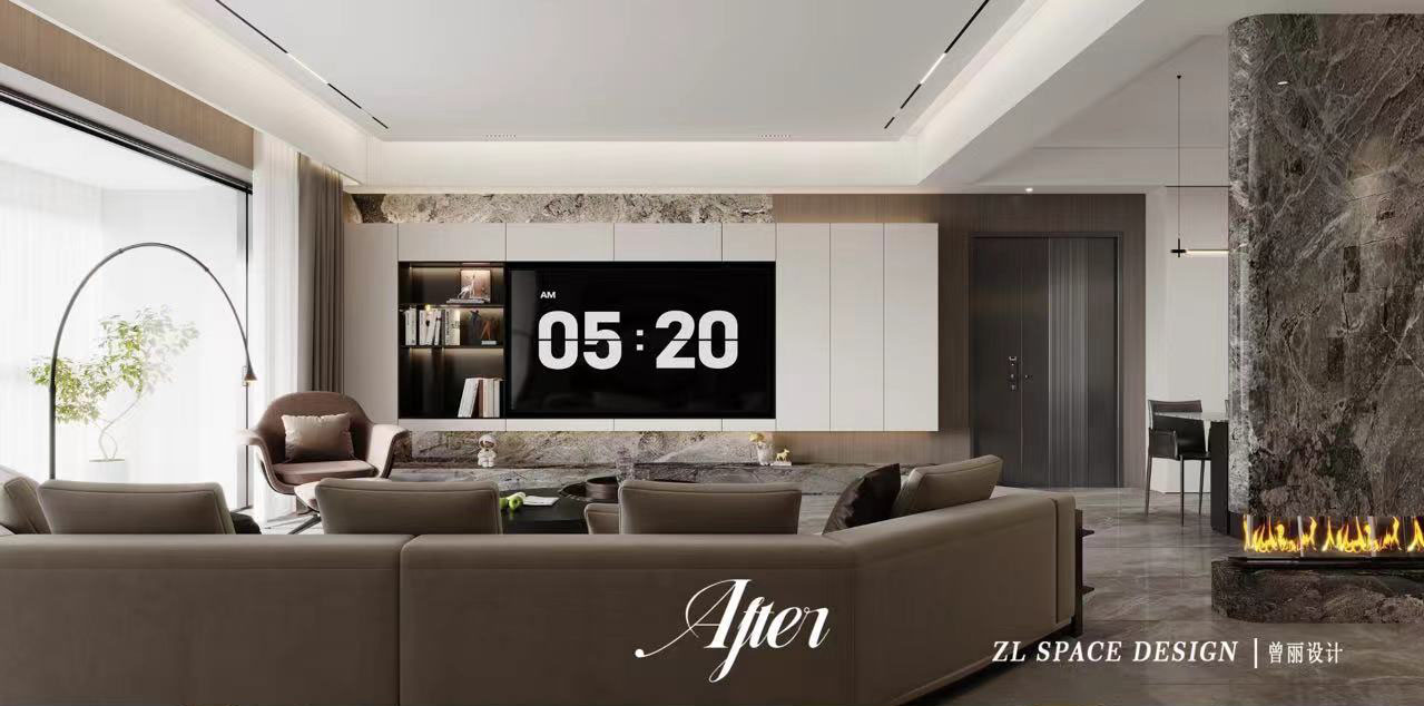 宸嘉100裝修效果圖,武漢裝修設(shè)計,意式輕奢