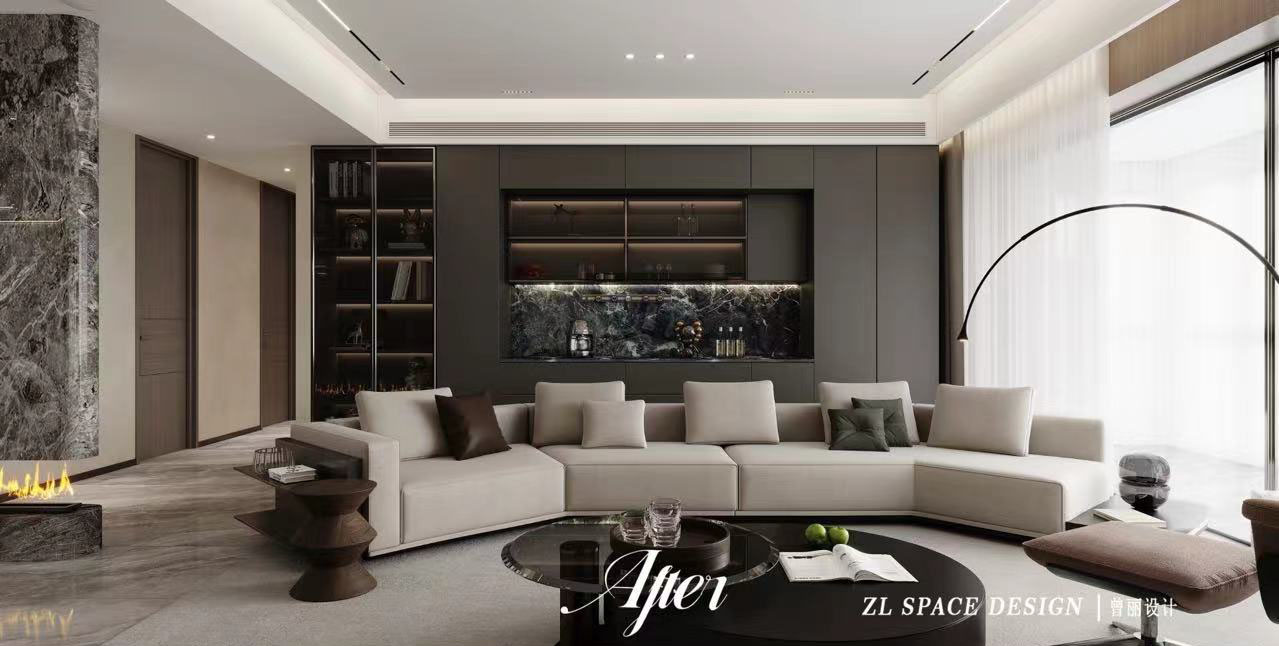 宸嘉100裝修效果圖,武漢裝修設(shè)計,意式輕奢