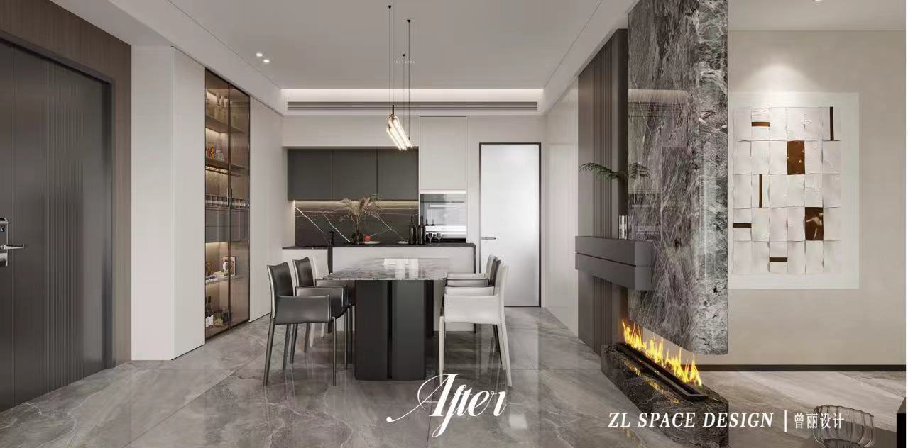 宸嘉100裝修效果圖,武漢裝修設(shè)計,意式輕奢