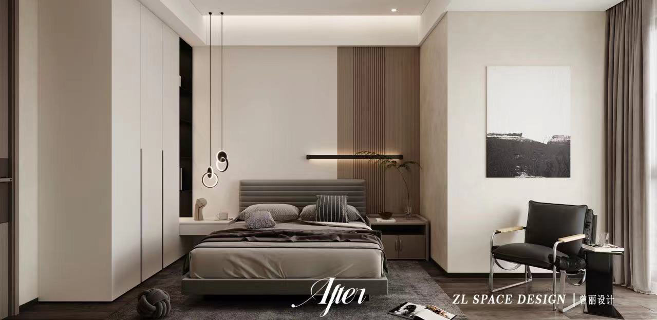 宸嘉100裝修效果圖,武漢裝修設(shè)計,意式輕奢