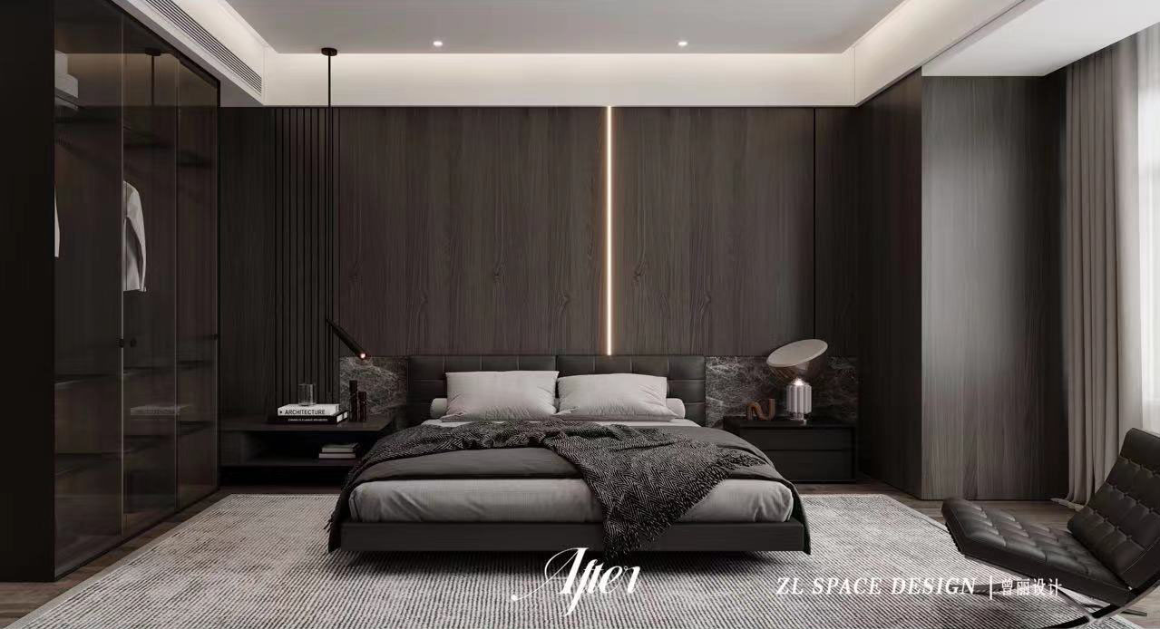 宸嘉100裝修效果圖,武漢裝修設(shè)計,意式輕奢