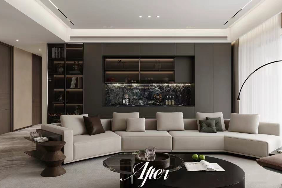 宸嘉100裝修效果圖,武漢裝修設(shè)計,意式輕奢