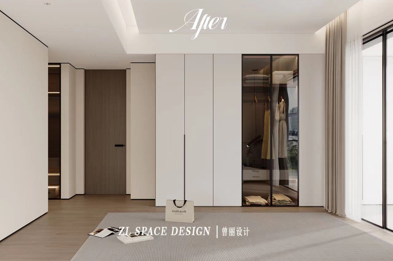 沙湖中心裝修效果圖,武漢裝修設(shè)計(jì),現(xiàn)代極簡