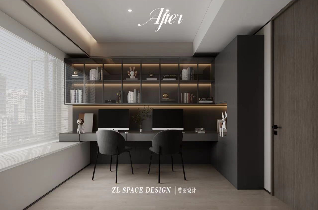 沙湖中心裝修效果圖,武漢裝修設(shè)計(jì),現(xiàn)代極簡