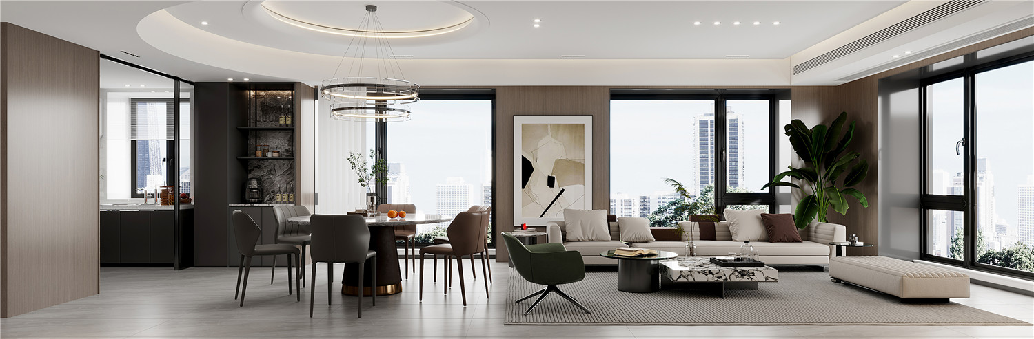 世茂天胤裝修,意式極簡