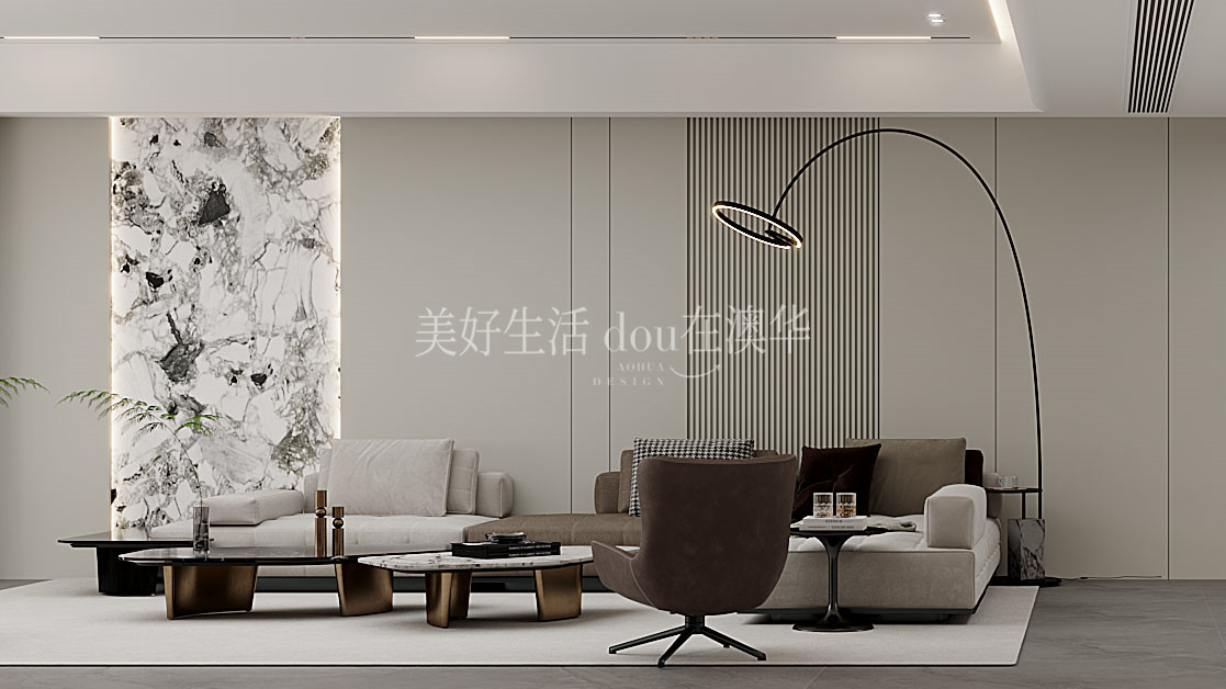 世茂天胤裝修效果圖,武漢裝修設(shè)計(jì),現(xiàn)代簡約