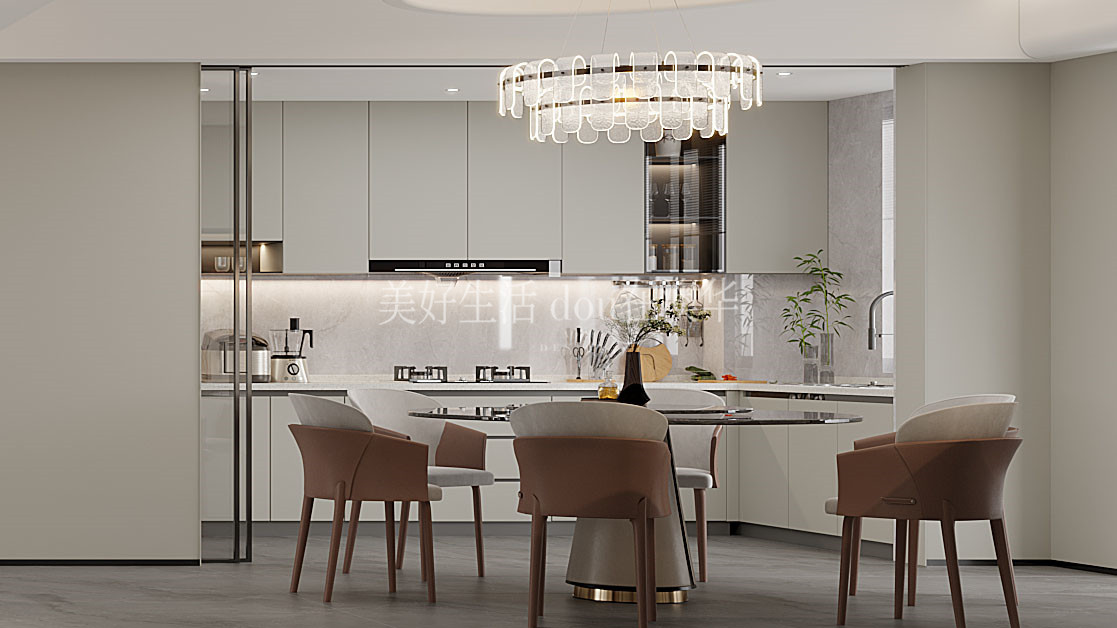 世茂天胤裝修效果圖,武漢裝修設(shè)計(jì),現(xiàn)代簡約