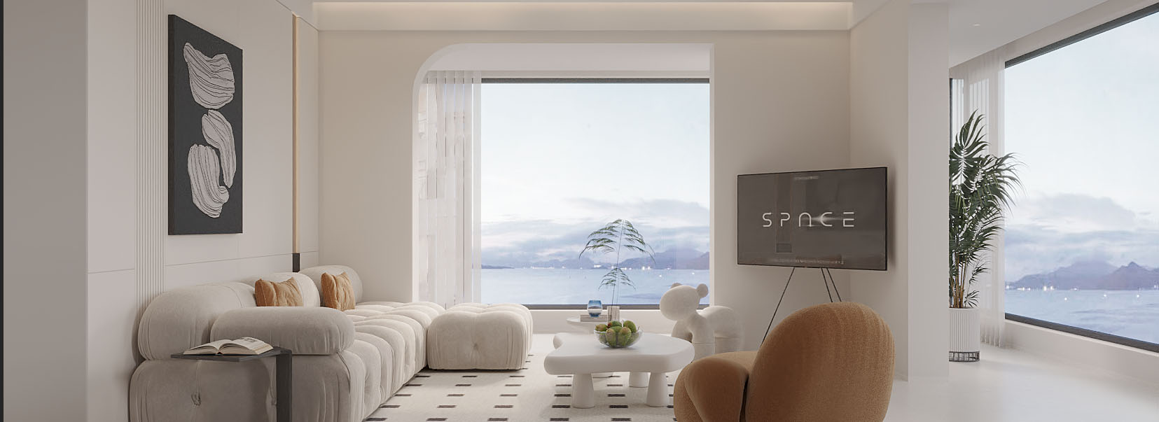 城投聯(lián)投譽江南裝修效果圖,現(xiàn)代極簡,武漢裝修設(shè)計