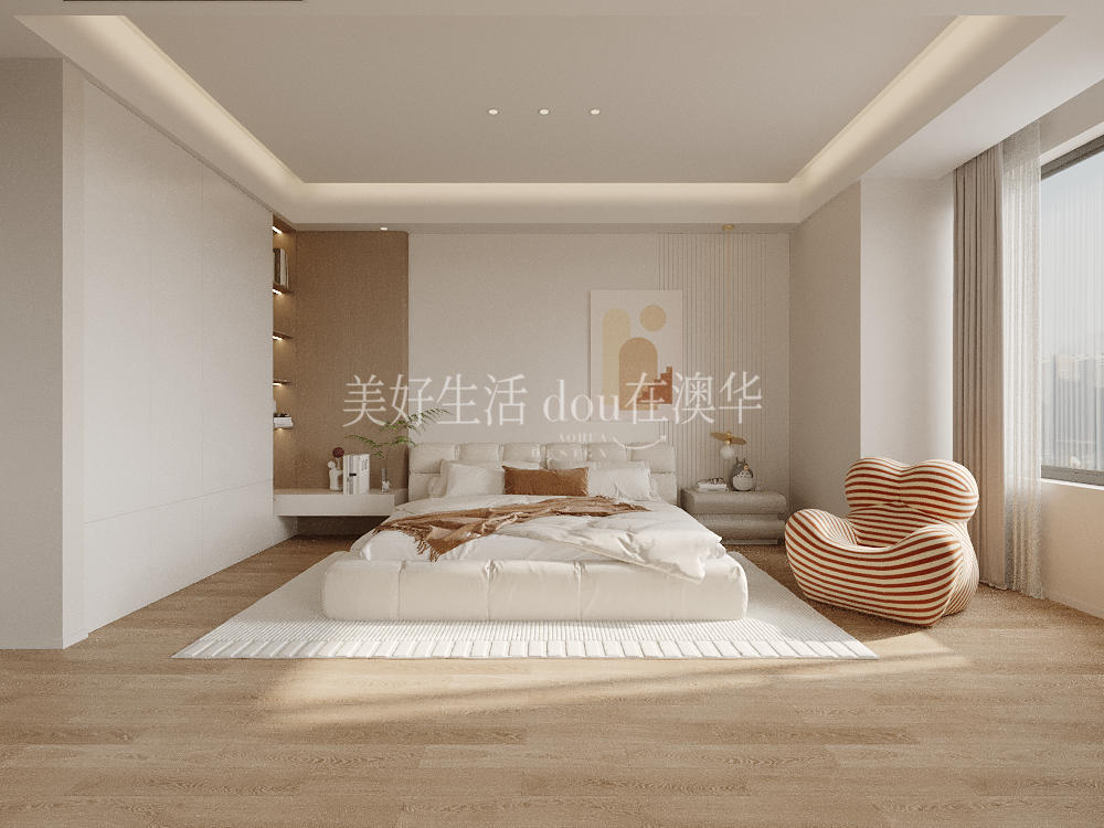 城投聯(lián)投譽江南裝修效果圖,現(xiàn)代極簡,武漢裝修設(shè)計