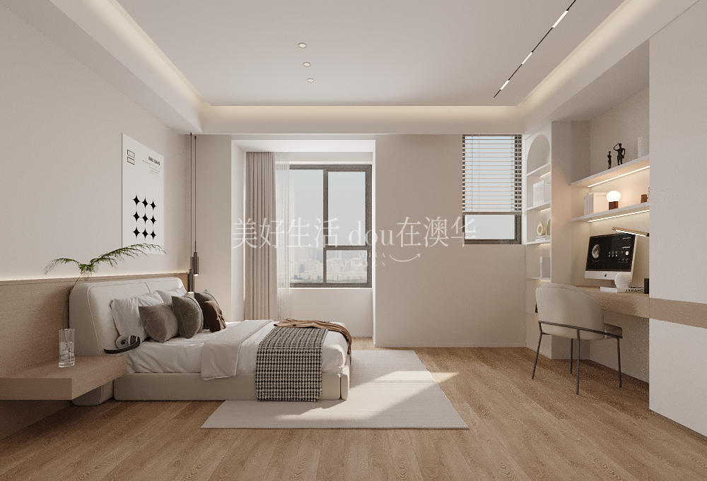 城投聯(lián)投譽江南裝修效果圖,現(xiàn)代極簡,武漢裝修設(shè)計