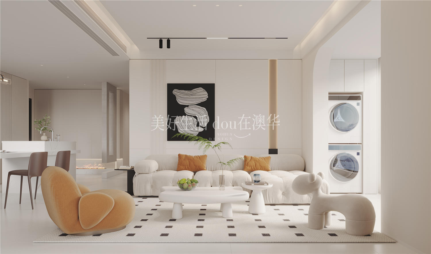 城投聯(lián)投譽江南裝修效果圖,現(xiàn)代極簡,武漢裝修設(shè)計