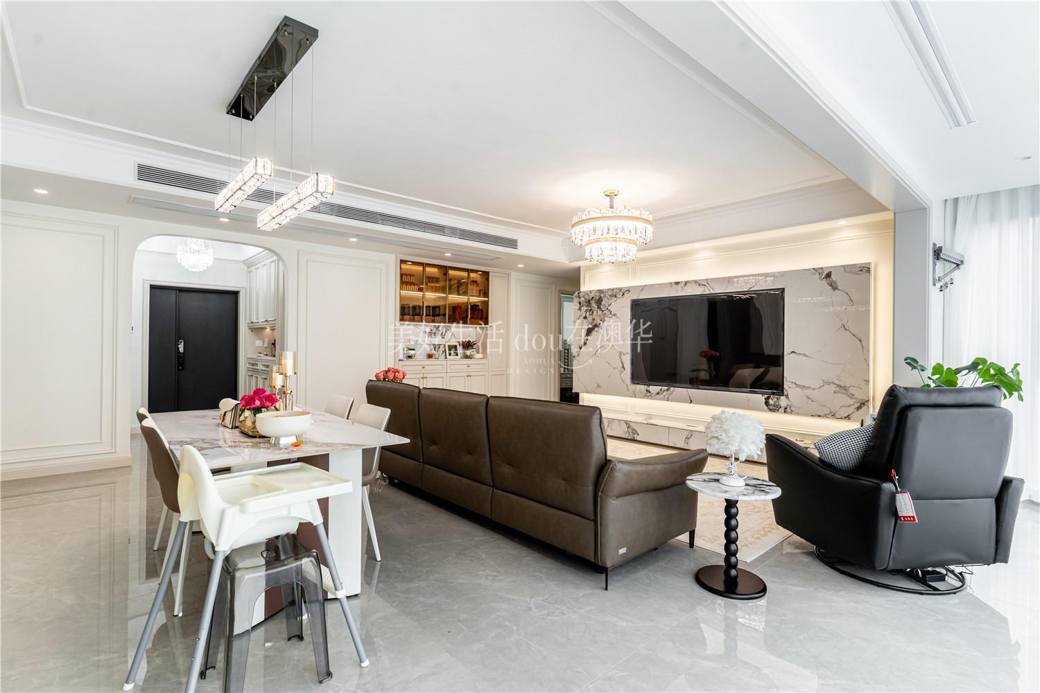 城投聯(lián)投譽江南裝修,法式輕奢,武漢裝修設(shè)計