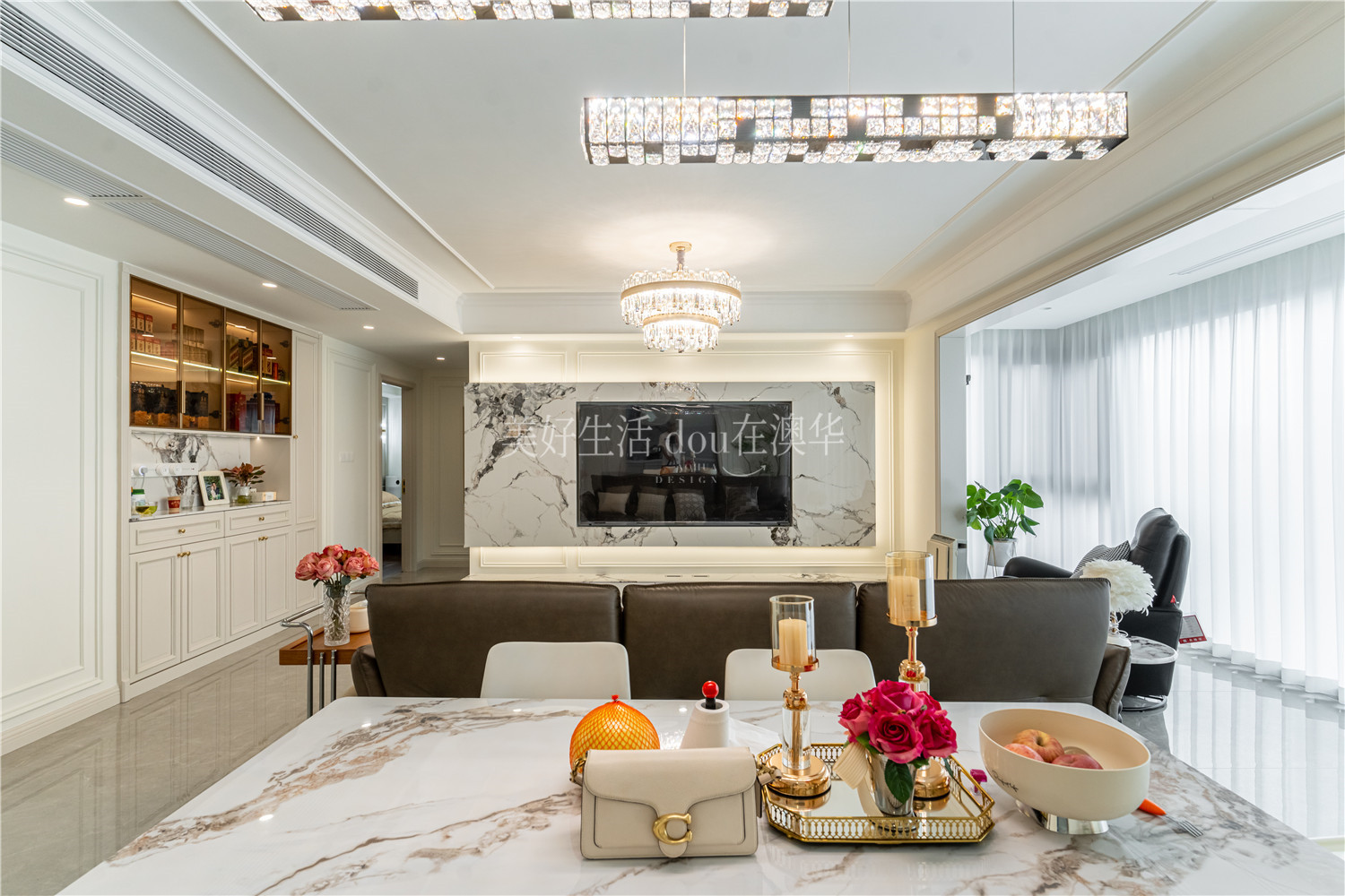 城投聯(lián)投譽江南裝修,法式輕奢,武漢裝修設(shè)計