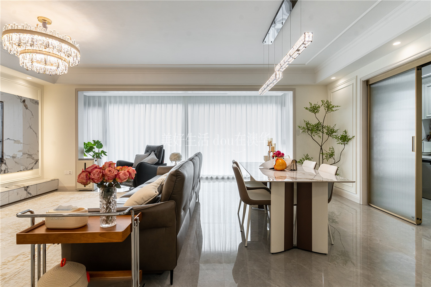 城投聯(lián)投譽江南裝修,法式輕奢,武漢裝修設(shè)計