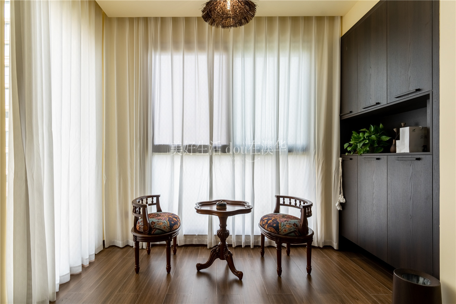 鵬湖灣裝修,美式復(fù)古,武漢裝修設(shè)計(jì)