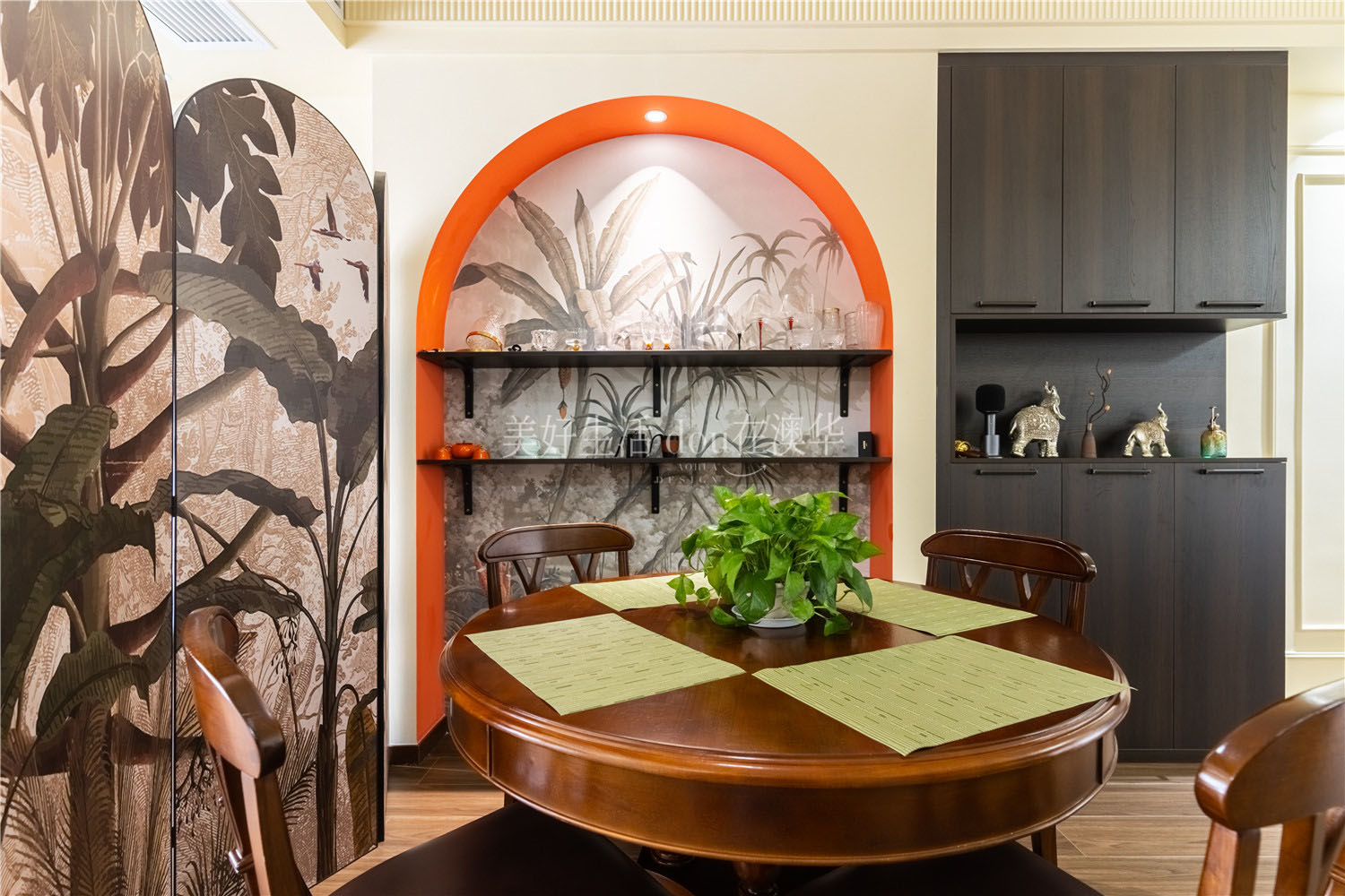 鵬湖灣裝修,美式復(fù)古,武漢裝修設(shè)計(jì)