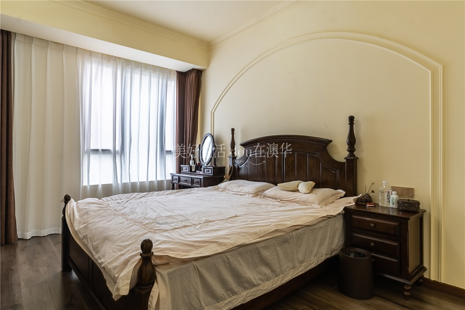 鵬湖灣裝修,美式復(fù)古,武漢裝修設(shè)計(jì)