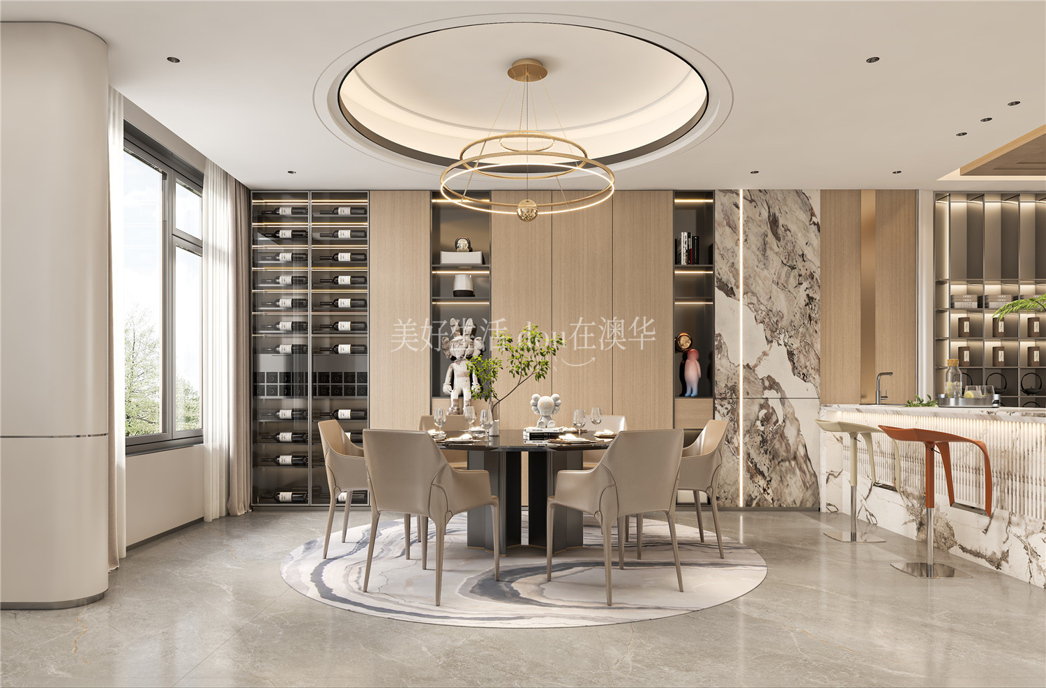 輕奢風(fēng)裝修,武漢別墅裝修