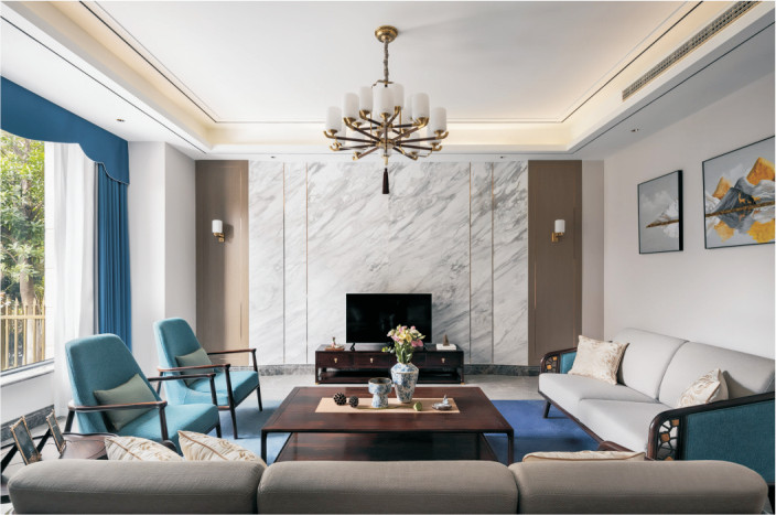 碧桂園映月灣裝修,新中式風(fēng)格
