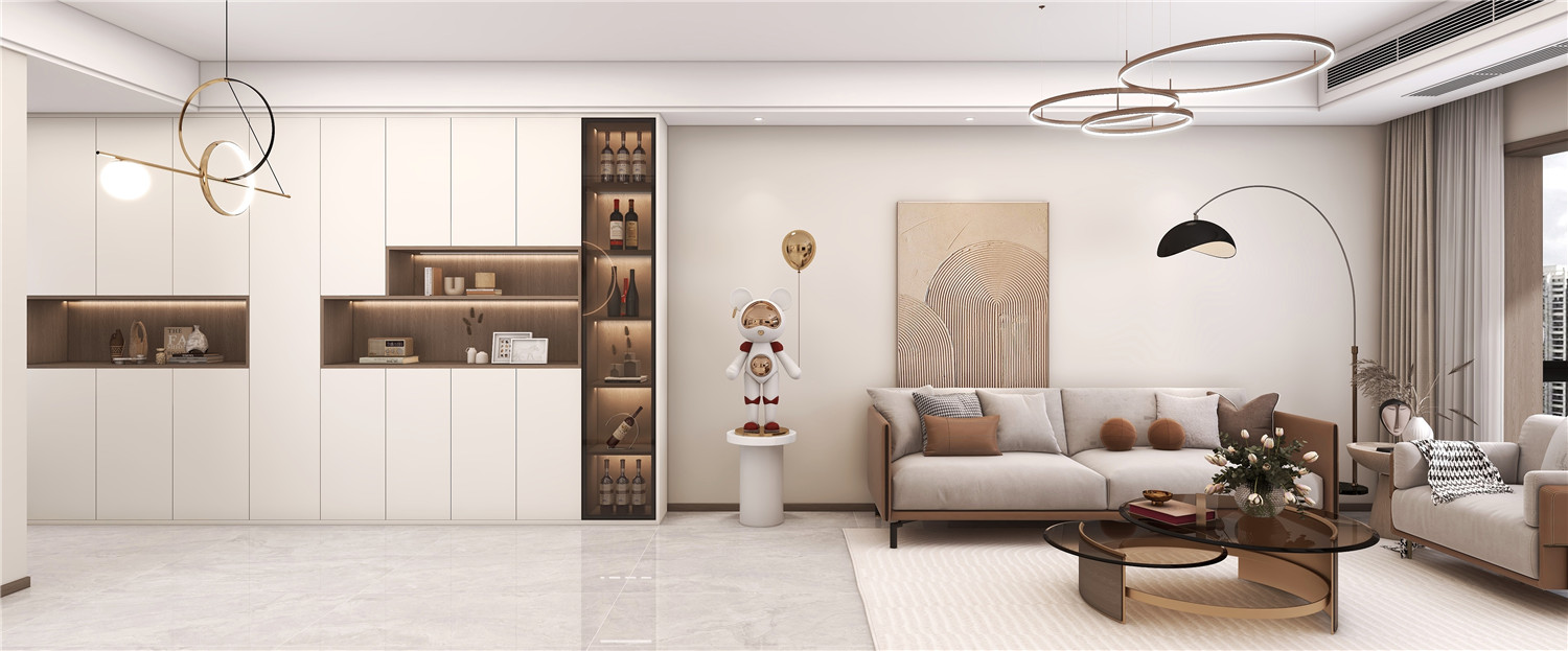 招商一江璟城裝修,現(xiàn)代簡(jiǎn)約