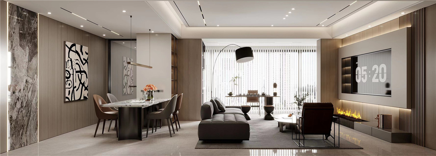 意式輕奢,大平層裝修