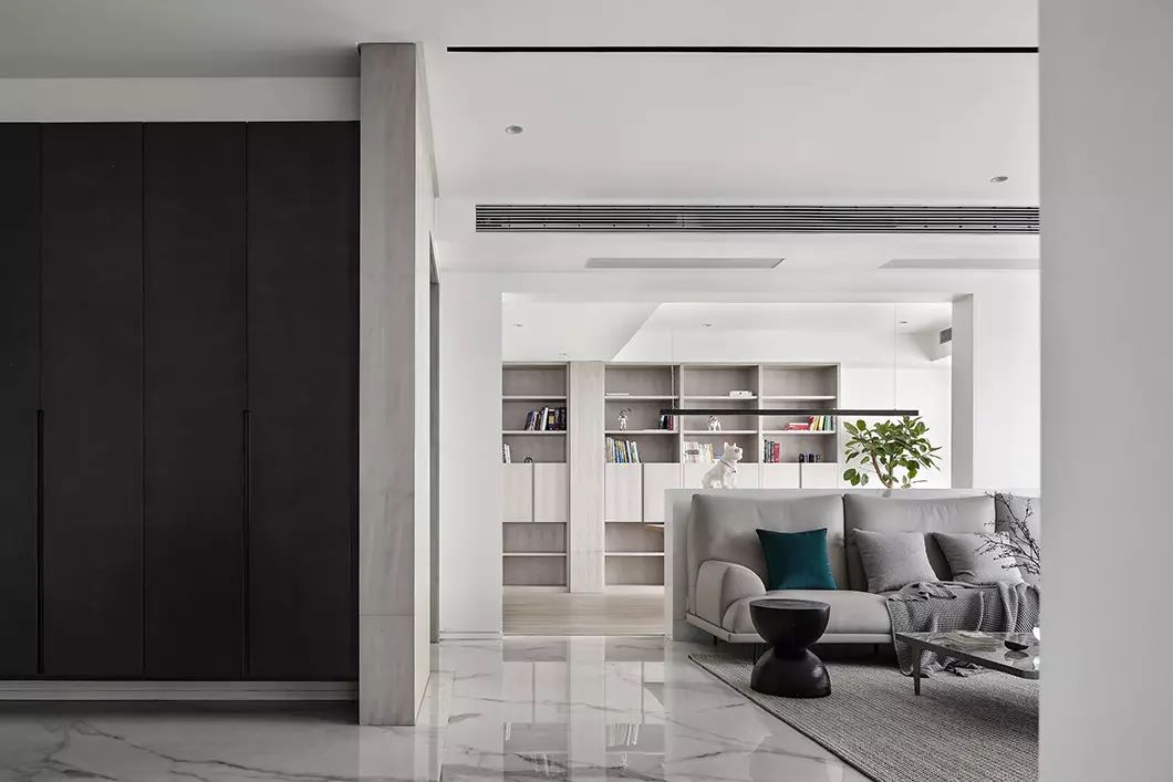 現(xiàn)代簡(jiǎn)約黑白灰,武漢裝修設(shè)計(jì)