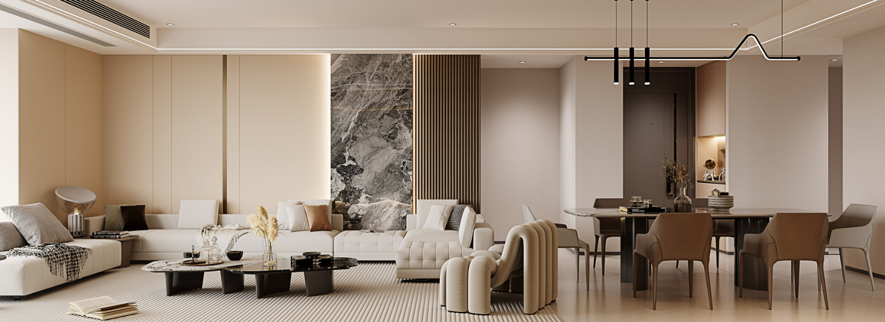 西北湖御璽灣裝修,大平層裝修